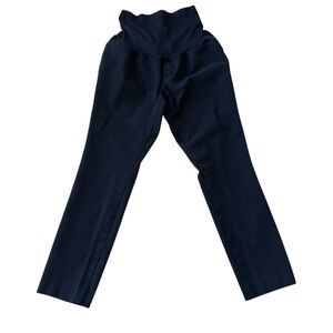 Old Navy Maternity Pixie Pants Black Size 8 Full Panel Stretch - work, lounge